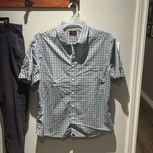 Almost Brand New, Blue Checked UNTUCKit shirt
